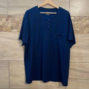 Mens Short Sleeve Shirt with Left Side Pocket